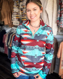 Sterling Kreek - Texas Rain Fitted Quarter Zip Pullover - Apparel - Sterling Kreek - Bronco Western Supply Co.