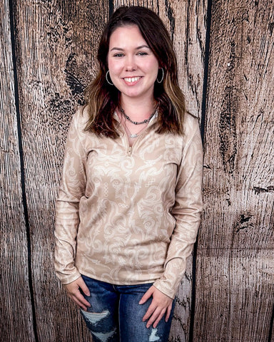 Sterling Kreek - The Dusty Roads Quarter Zip Pullover - Apparel - Sterling Kreek - Bronco Western Supply Co.