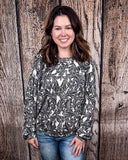 Sterling Kreek - Tooled in Love Ribbed Sweater Top - Shirts & Tops - Sterling Kreek - Bronco Western Supply Co.
