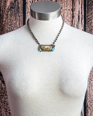 Stillwater Brahman Steer Beaded Necklace – Jewelry from Bronco Western Supply Co.