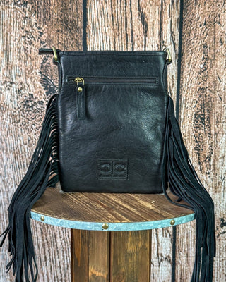Stockyard Checkered Cowhide Fringe Purse by Countryside Co. – Purses & Wallets from Bronco Western Supply Co.