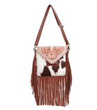 Straybird Hair on Hide Fringe Crossbody Bag - Purses & Wallets - Sixtease Bags - Bronco Western Supply Co.