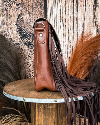 Straybird Hair on Hide Fringe Crossbody Bag – Purses & Wallets from Bronco Western Supply Co.