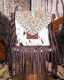 Straybird Hair on Hide Fringe Crossbody Bag - Purses & Wallets - Sixtease Bags - Bronco Western Supply Co.