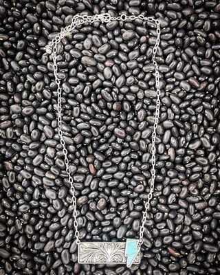 Struck Stone Bar Necklace - Jewelry - Bronco Western Supply Jewelry - Bronco Western Supply Co.