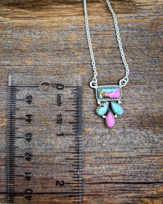 Sugar Spur Cotton Candy Sterling Silver Necklace – Necklaces from Bronco Western Supply Co.