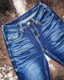 Summit White Bootcut Jeans - Apparel - Cowgirl Tuff Company - Bronco Western Supply Co.