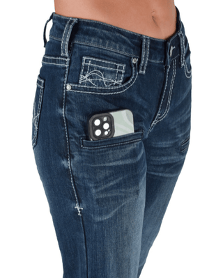 Summit White Bootcut Jeans – Apparel from Bronco Western Supply Co.