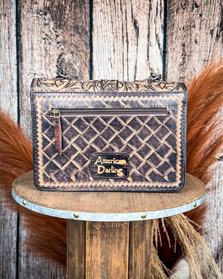 Sundown Belle Tooled Leather Shoulder Bag – Purses & Wallets from Bronco Western Supply Co.