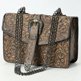 Sundown Belle Tooled Leather Shoulder Bag - Purses & Wallets - American Darling - Bronco Western Supply Co.
