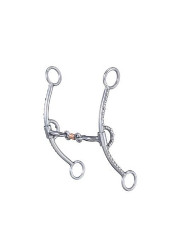 Sweet Iron 3 Piece Lifter Snaffle - Bits - Tough 1 - Bronco Western Supply Co.
