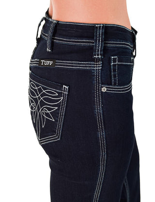 Swirl Boot Stitch Trouser Jeans by Cowgirl Tuff – Apparel from Bronco Western Supply Co.