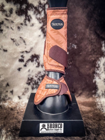 Tacktical Bell Boots - Camel Aztec - Horse Boots and Wraps - Tacktical - Bronco Western Supply Co.