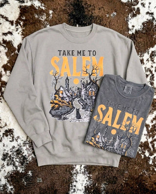 Take Me To Salem Graphic Tee or Sweatshirt – Apparel from Bronco Western Supply Co.