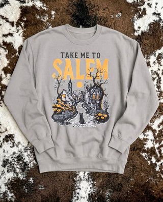 Take Me To Salem Graphic Tee or Sweatshirt – Apparel from Bronco Western Supply Co.