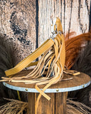 Talon Hair on Hide Fringe Crossbody Bag - Purses & Wallets - Sixtease Bags - Bronco Western Supply Co.