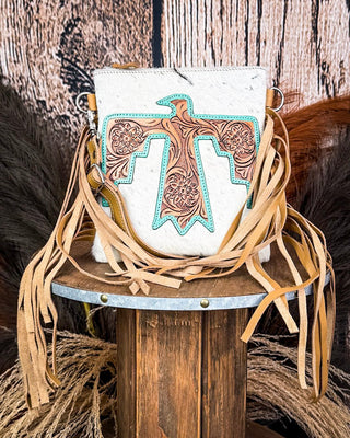 Talon Hair on Hide Fringe Crossbody Bag – Purses & Wallets from Bronco Western Supply Co.