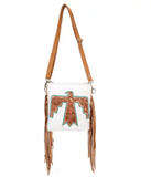 Talon Hair on Hide Fringe Crossbody Bag - Purses & Wallets - Sixtease Bags - Bronco Western Supply Co.