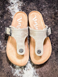 Texas Sandal in Cream by Very G - Women's Shoes - Very G - Bronco Western Supply Co.