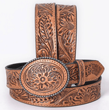 The Bronc Belle Leather Belt - Accessories - American Darling - Bronco Western Supply Co.