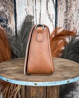 The Calamity Hair - On Crossbody in Brown by Trinity Ranch – Purses & Wallets from Bronco Western Supply Co.