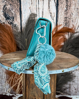 The Calamity Hair - On Crossbody in Turquoise by Trinity Ranch – Purses & Wallets from Bronco Western Supply Co.