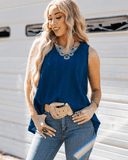 The Caldera Tank - Navy - Shirts & Tops - Andree by Unit - Bronco Western Supply Co.