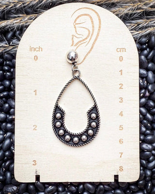 The Calico Drops – Teardrop Western Fashion Stud Earrings – Jewelry from Bronco Western Supply Co.