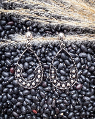 The Calico Drops – Teardrop Western Fashion Stud Earrings – Jewelry from Bronco Western Supply Co.
