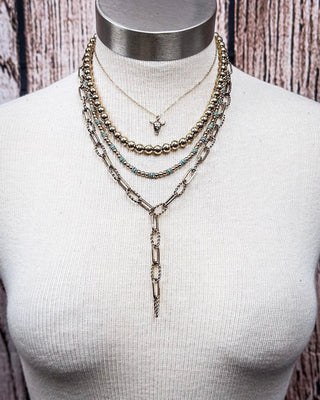 The Dustwalker Layers Fashion Necklace Set - Gold – Jewelry from Bronco Western Supply Co.