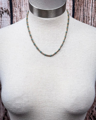 The Dustwalker Layers Fashion Necklace Set - Gold - Jewelry - Blue Tortoise - Bronco Western Supply Co.
