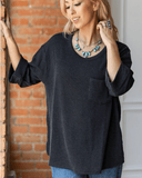 The Ellis Top - Black - Shirts & Tops - Andree by Unit - Bronco Western Supply Co.