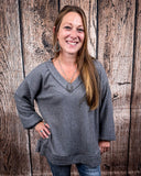 The Hadley Top - Charcoal - Shirts & Tops - Andree by Unit - Bronco Western Supply Co.