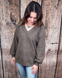 The Hadley Top - Mocha - Shirts & Tops - Andree by Unit - Bronco Western Supply Co.