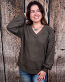 The Hadley Top - Mocha - Shirts & Tops - Andree by Unit - Bronco Western Supply Co.