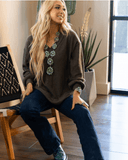 The Hadley Top - Mocha - Shirts & Tops - Andree by Unit - Bronco Western Supply Co.