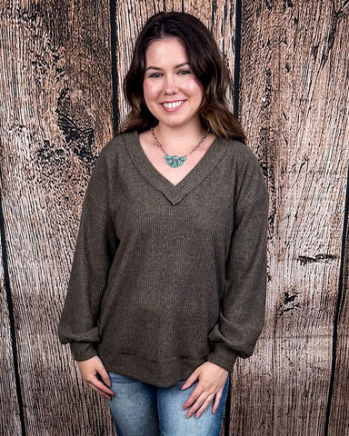 The Hadley Top - Mocha - Shirts & Tops - Andree by Unit - Bronco Western Supply Co.