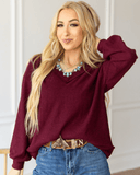 The Hadley Top - Wine - Shirts & Tops - Andree by Unit - Bronco Western Supply Co.