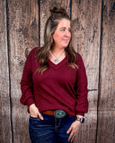 The Hadley Top - Wine - Shirts & Tops - Andree by Unit - Bronco Western Supply Co.