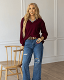 The Hadley Top - Wine - Shirts & Tops - Andree by Unit - Bronco Western Supply Co.