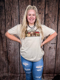 The Laredo Longhorn Graphic Tee - Cream - Shirts & Tops - The Lattimore Claim - Bronco Western Supply Co.