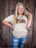 The Laredo Longhorn Graphic Tee - Cream - Shirts & Tops - The Lattimore Claim - Bronco Western Supply Co.