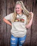 The Laredo Longhorn Graphic Tee - Cream - Shirts & Tops - The Lattimore Claim - Bronco Western Supply Co.