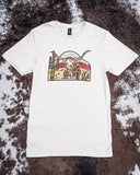 The Laredo Longhorn Graphic Tee - Cream - Shirts & Tops - The Lattimore Claim - Bronco Western Supply Co.