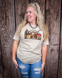 The Laredo Longhorn Graphic Tee - Cream - Shirts & Tops - The Lattimore Claim - Bronco Western Supply Co.