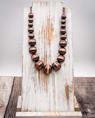 The Laredo Strand Fashion Necklace - Copper – Jewelry from Bronco Western Supply Co.