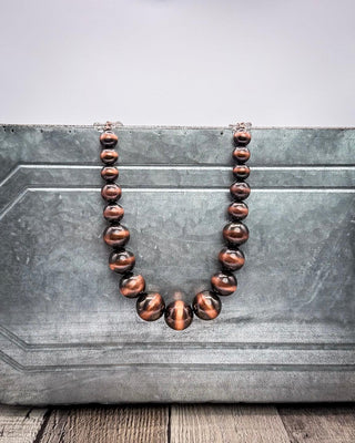 The Laredo Strand Fashion Necklace - Copper – Jewelry from Bronco Western Supply Co.
