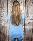 The Sloan Top - Denim Blue - Shirts & Tops - Andree by Unit - Bronco Western Supply Co.