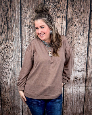 The Stillwater Tunic Top - Chocolate – Shirts & Tops from Bronco Western Supply Co.