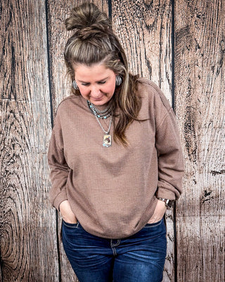 The Stillwater Tunic Top - Chocolate – Shirts & Tops from Bronco Western Supply Co.